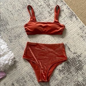 Aerie Velvet High Waisted Bikini